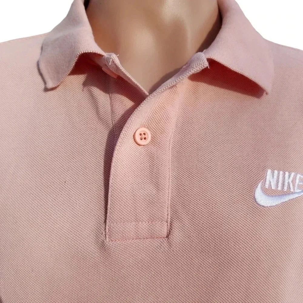 Nike Pink Polo Mens Shirt Medium - Picture 5 of 10